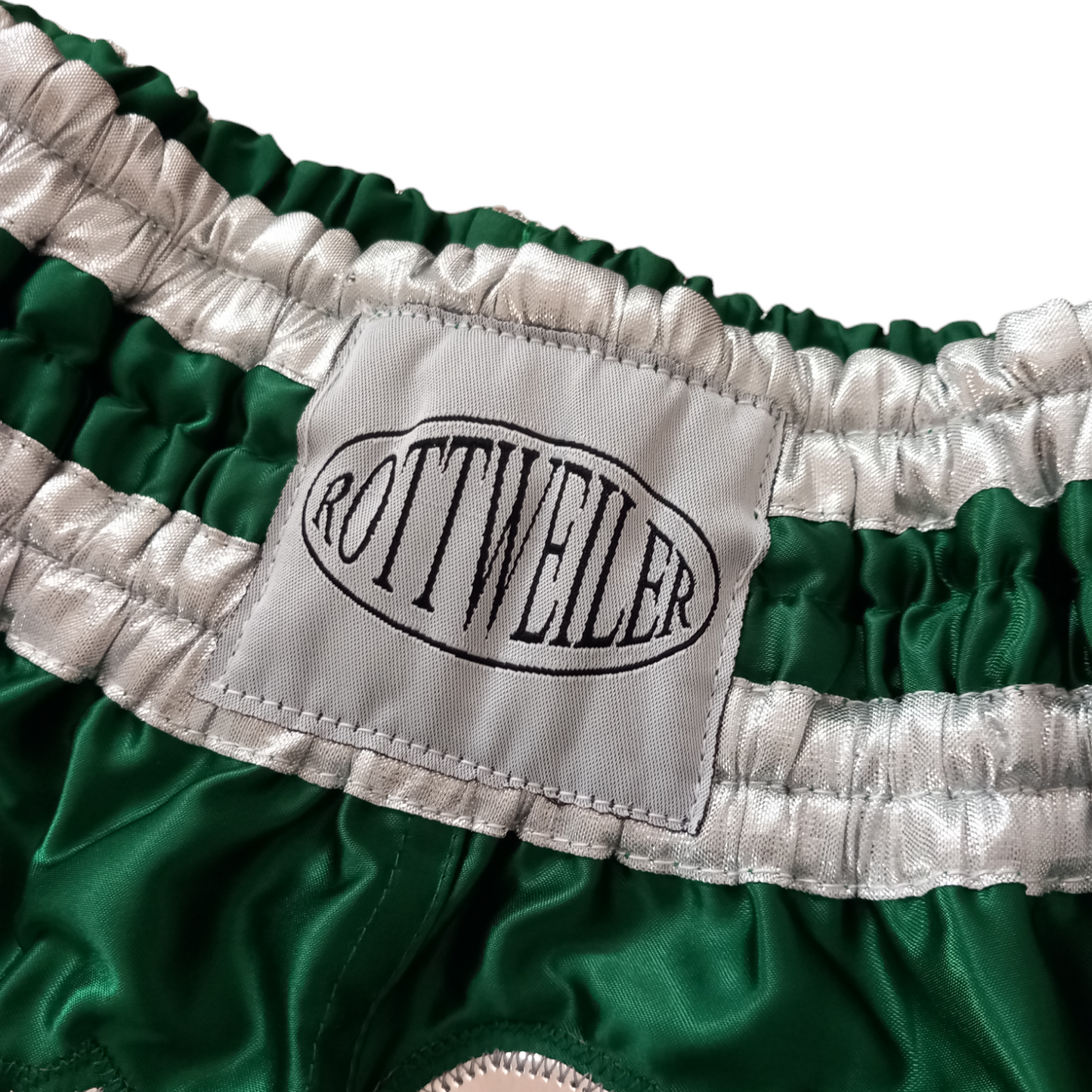 Rottweiler 'Tradition' Green Muay Thai Shorts