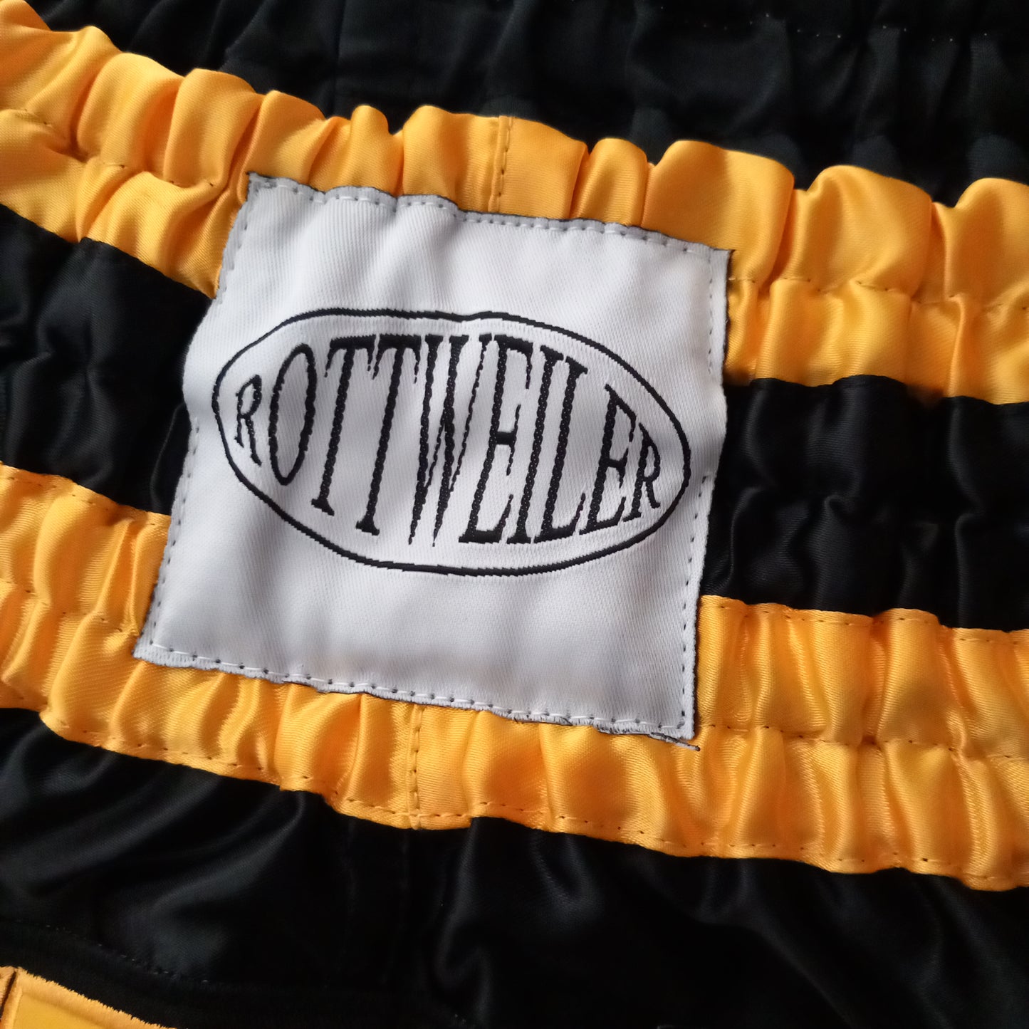 Rottweiler 'Lightning' Black Muay Thai Shorts