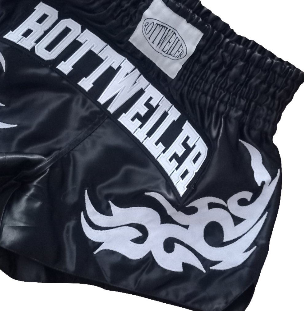 Rottweiler 'Savage' Black Muay Thai Shorts