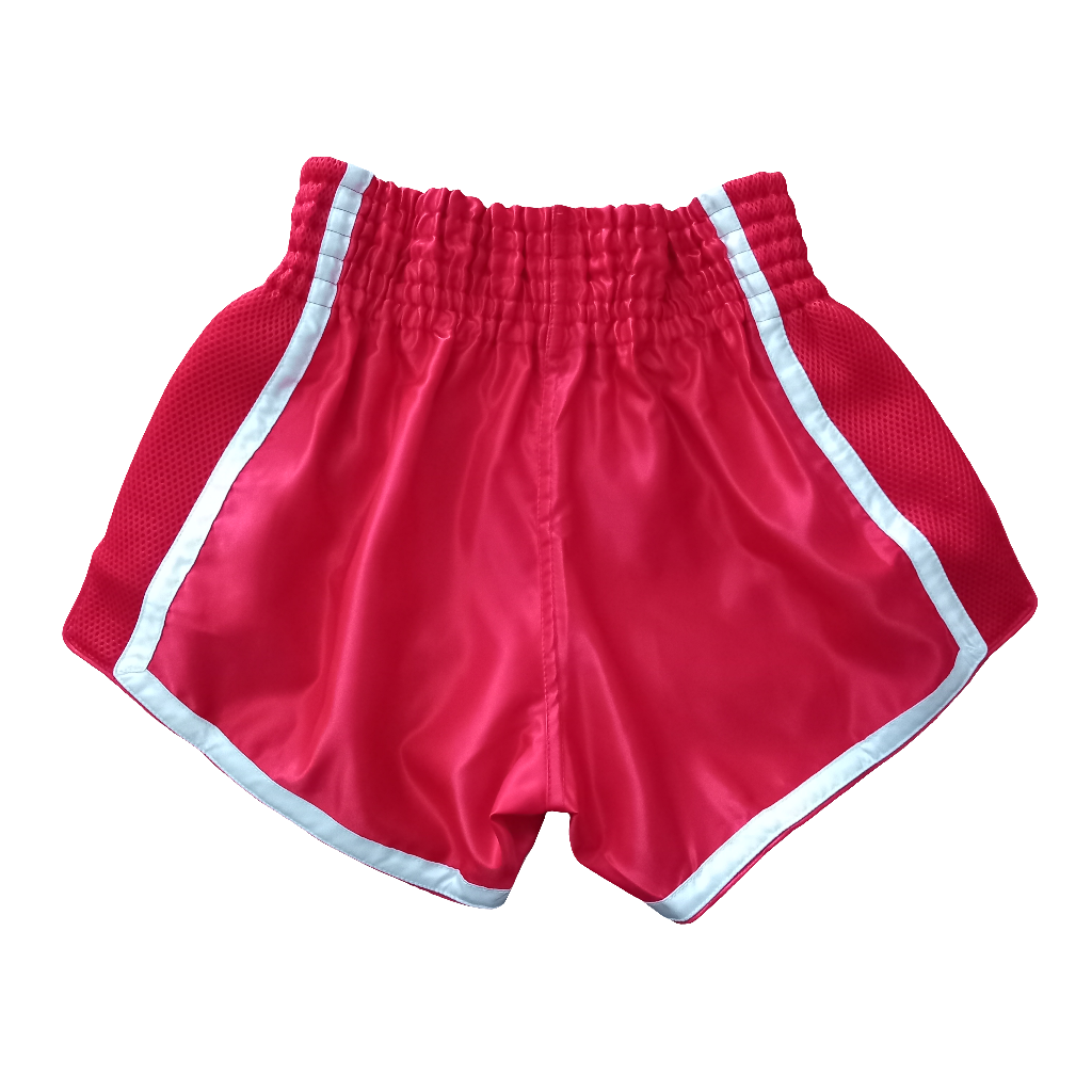 Rottweiler 'Tribal' Red Muay Thai Shorts