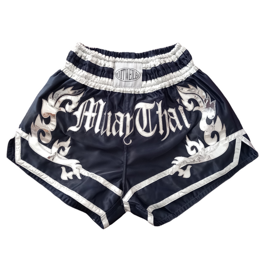 Rottweiler 'Tradition' Navy Blue Muay Thai Shorts