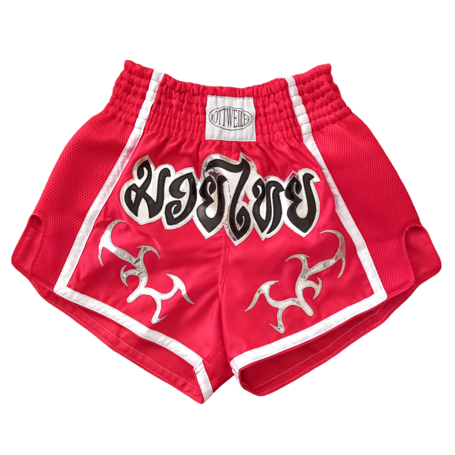 Tribal Rottweiler Rottweiler 'Tribal' Red Muay Thai Shorts – Rottweiler Fightwear
