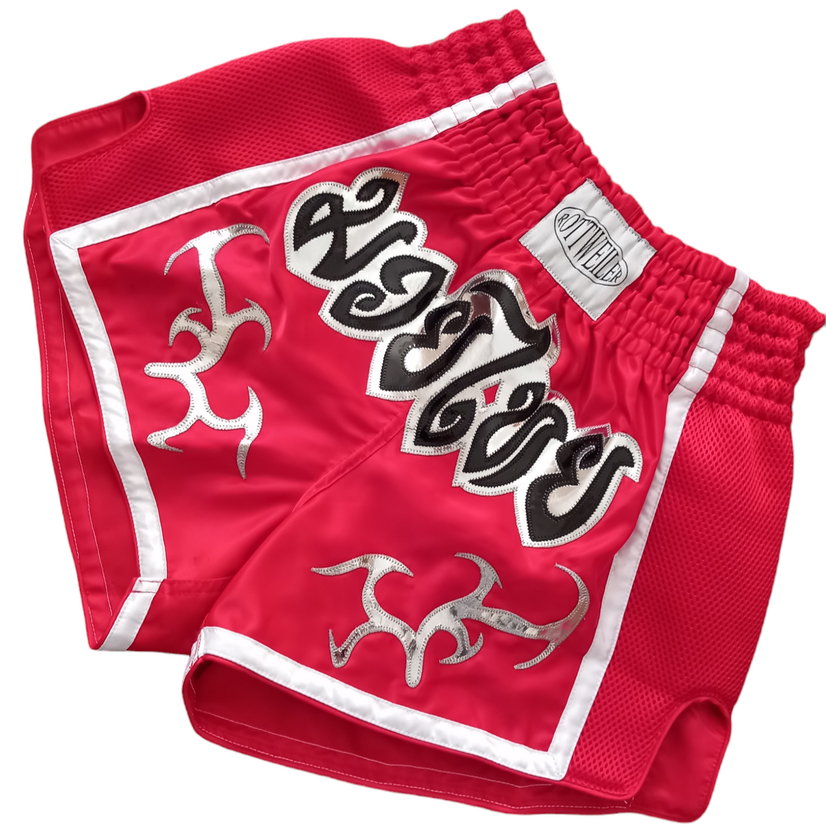 Tribal Rottweiler Rottweiler 'Tribal' Red Muay Thai Shorts – Rottweiler Fightwear