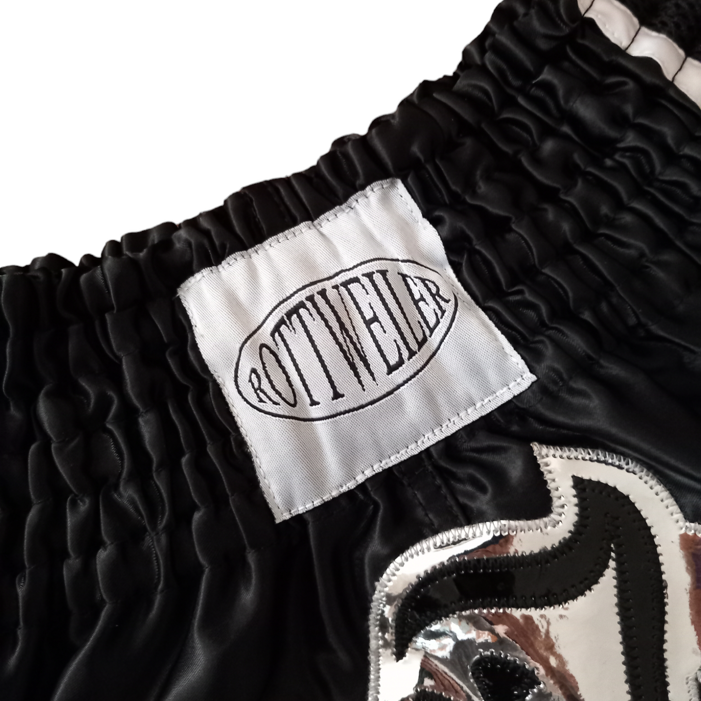 Rottweiler 'Tribal' Black Muay Thai Shorts