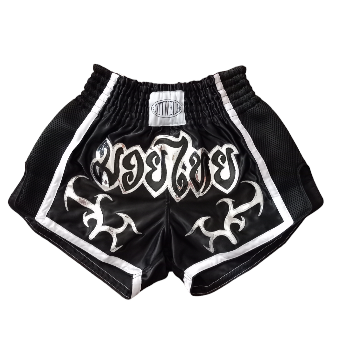 Rottweiler 'Tribal' Black Muay Thai Shorts