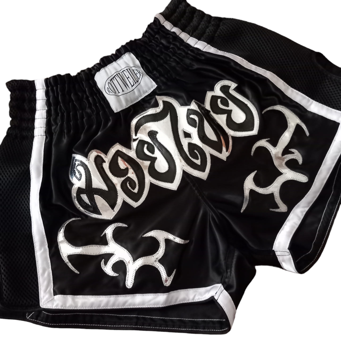 Rottweiler 'Tribal' Black Muay Thai Shorts